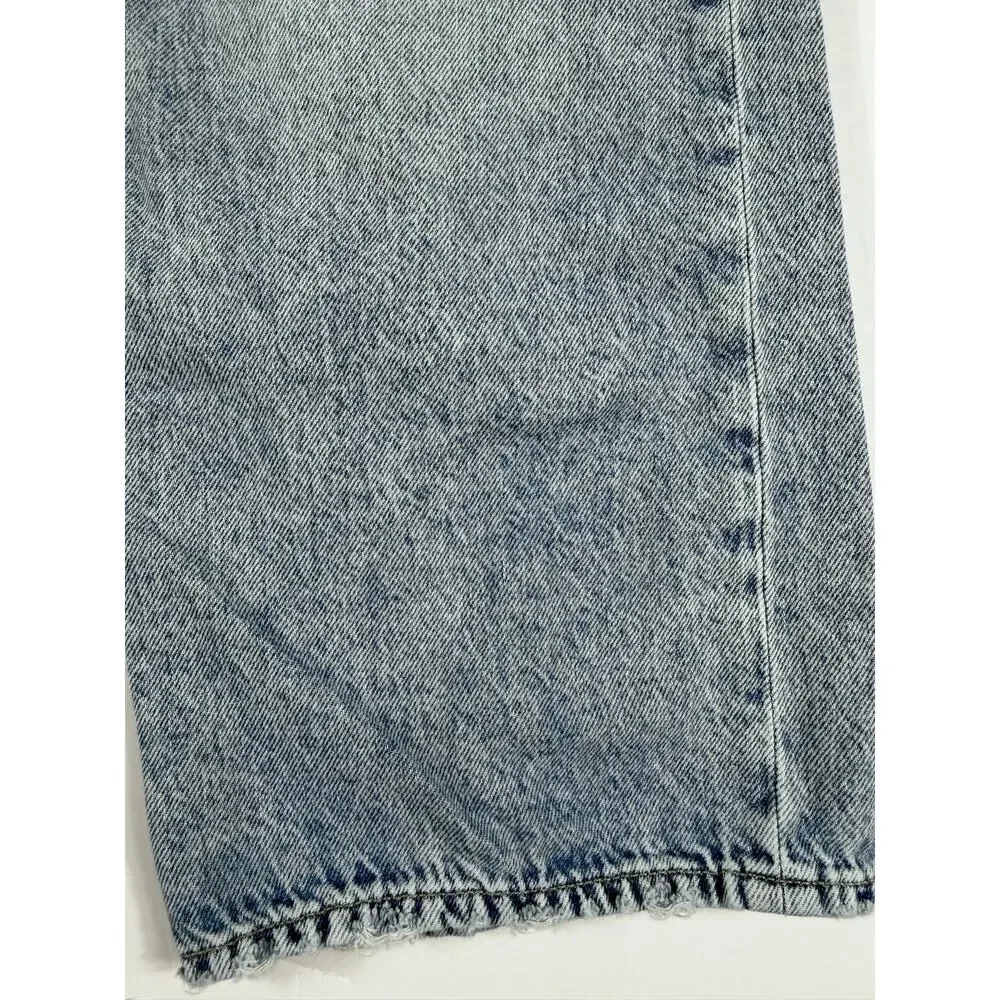 Gap Kids Low Stride Distressed Wide Leg Jeans Size 10 Girls